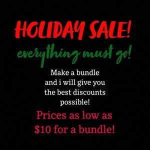 HOLIDAY SALE!